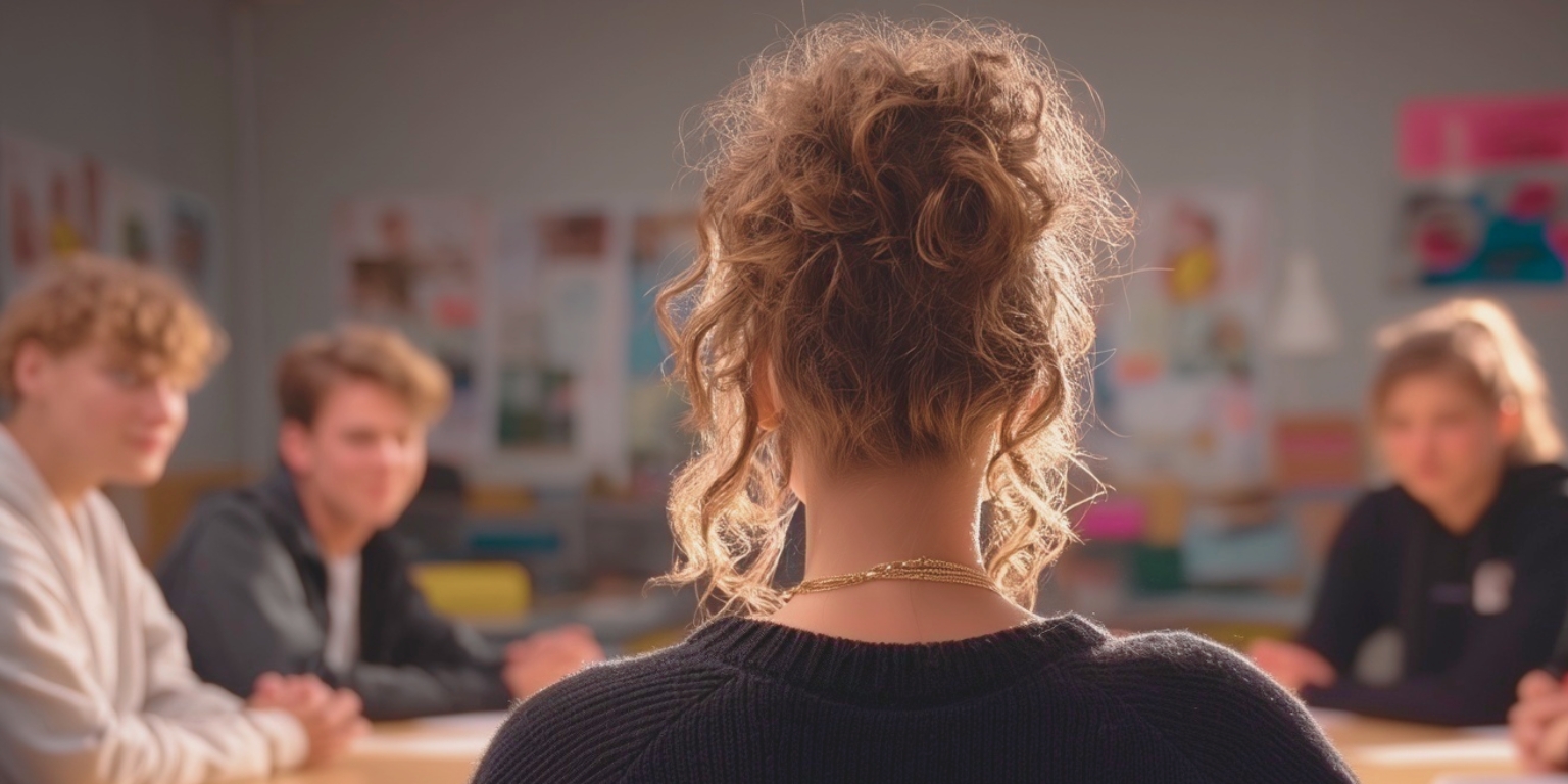Studenten in gesprek